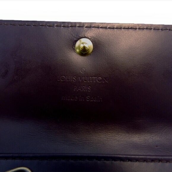 LOUIS VUITTON key case Verni Patent Leather Authentic UseD - Picture 10 of 10